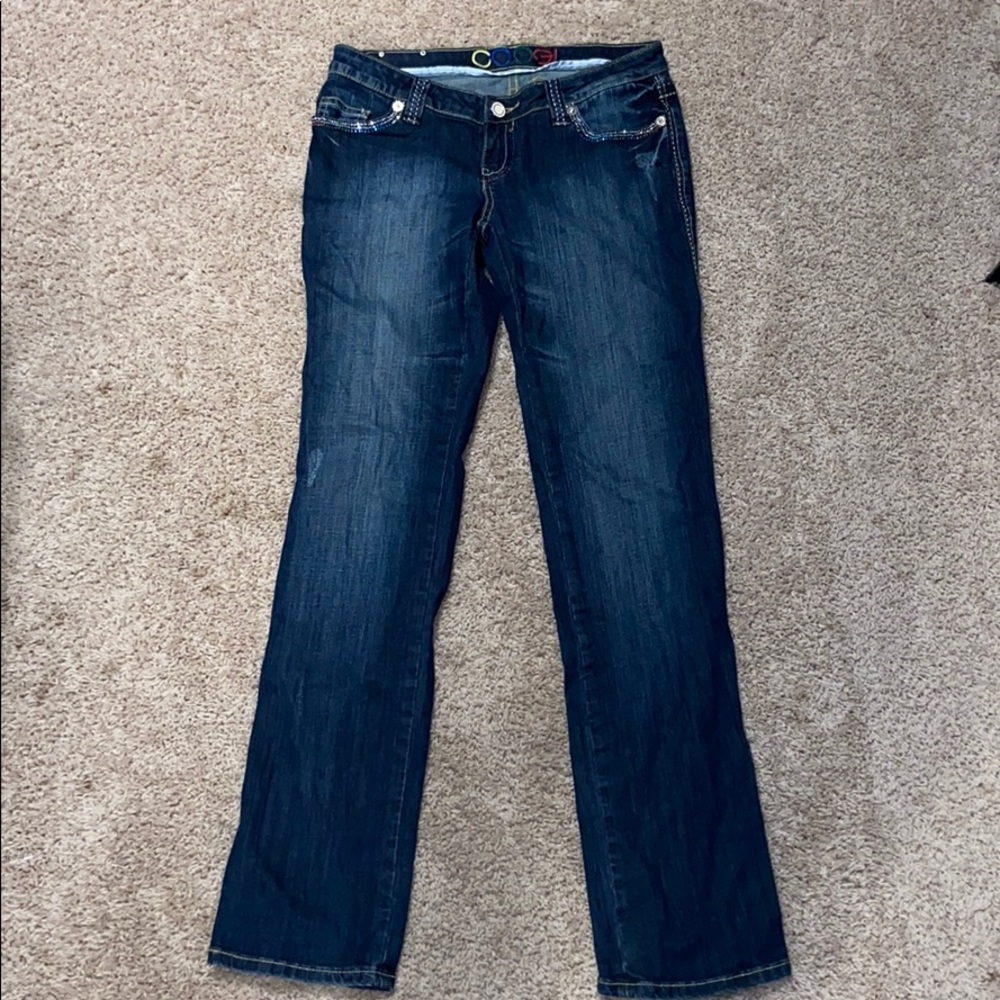 Authentic Coogi Jeans straight leg denim- size 7/8 - Picture 3 of 16
